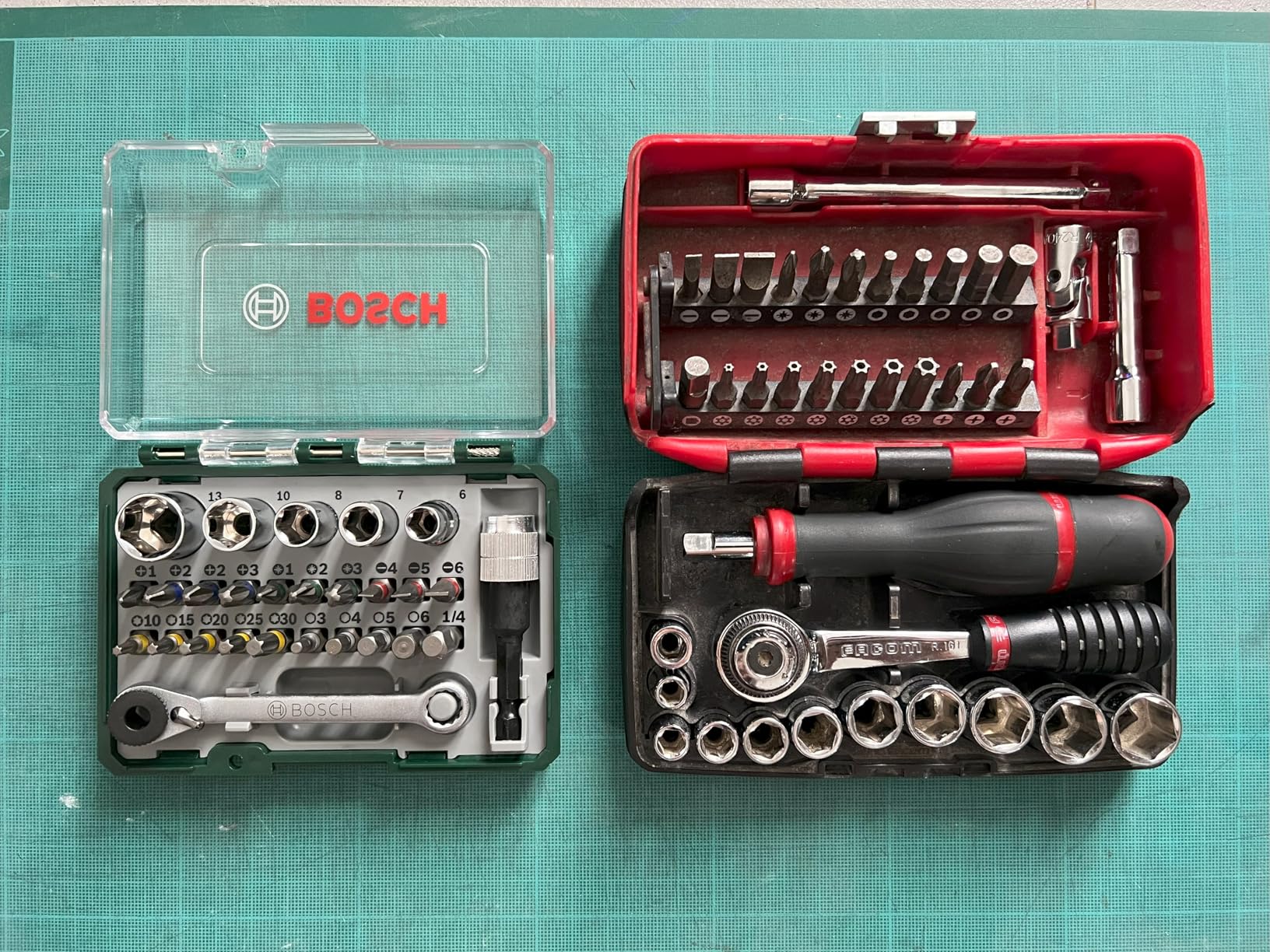 Bosch 2607017160 coffret cliquet 27 pièces code couleur