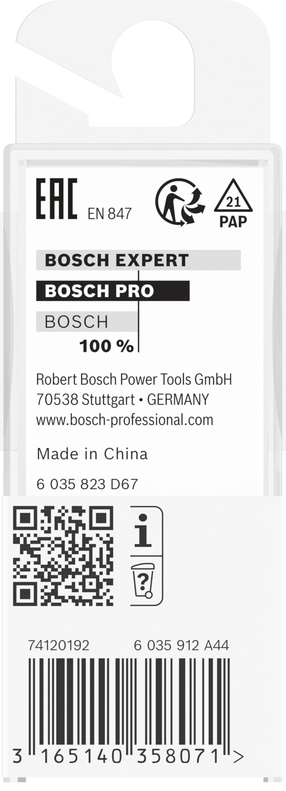 Bosch Fraise À Araser PRO Bois Ø9,5 mm Queue 8 mm