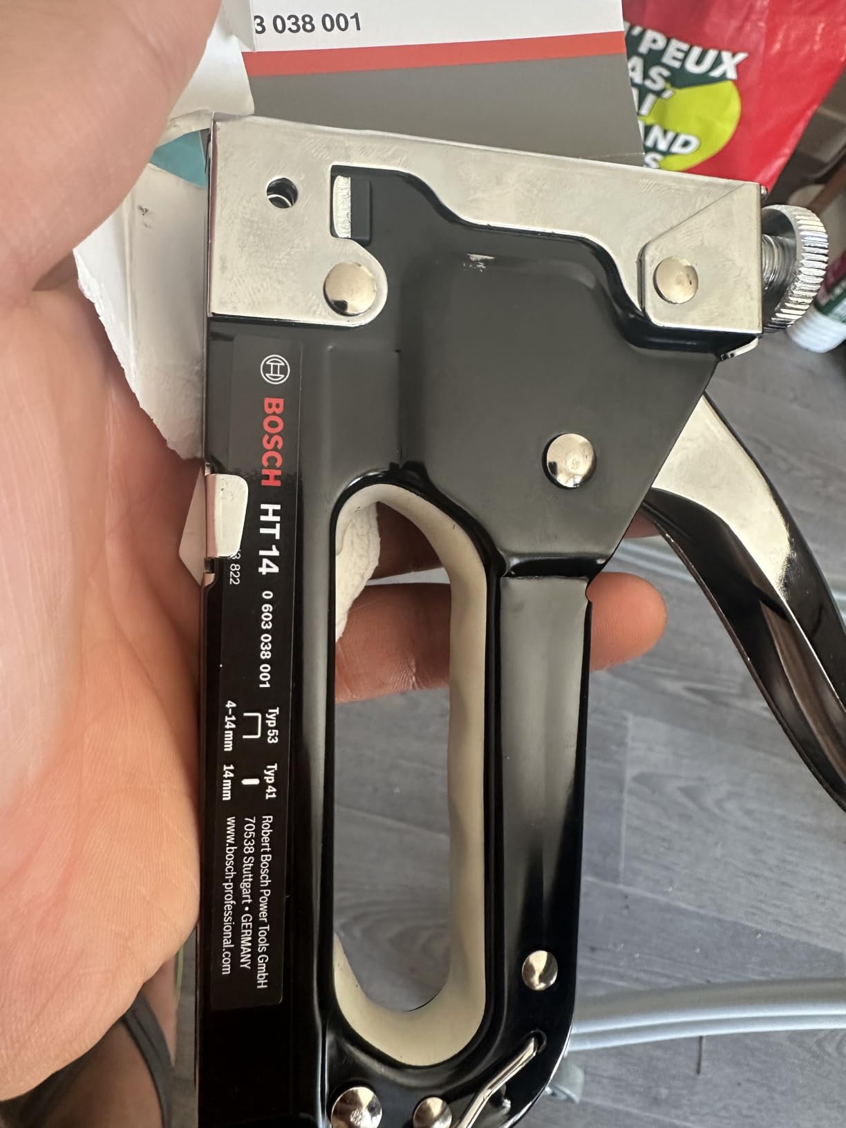 Bosch HT 14 Agrafeuse manuelle Type 53 acier