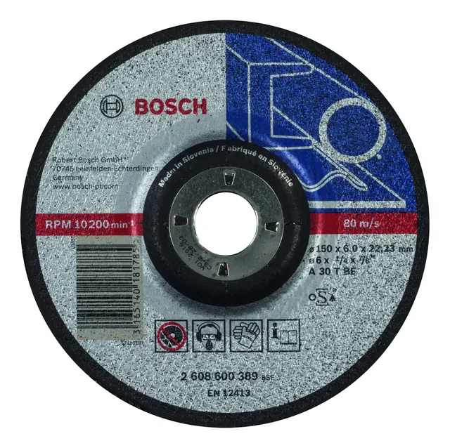 Bosch Abrasifs PRO Metal disque abrasif 150 mm acier