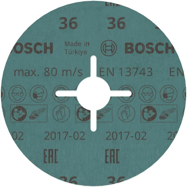 Bosch PRO R780 disque fibres 125 mm G36 métal inox