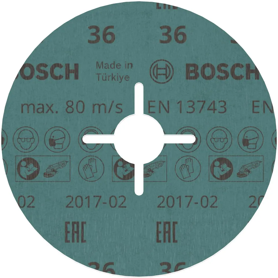 Bosch PRO R780 disque fibres 125 mm G36 métal inox
