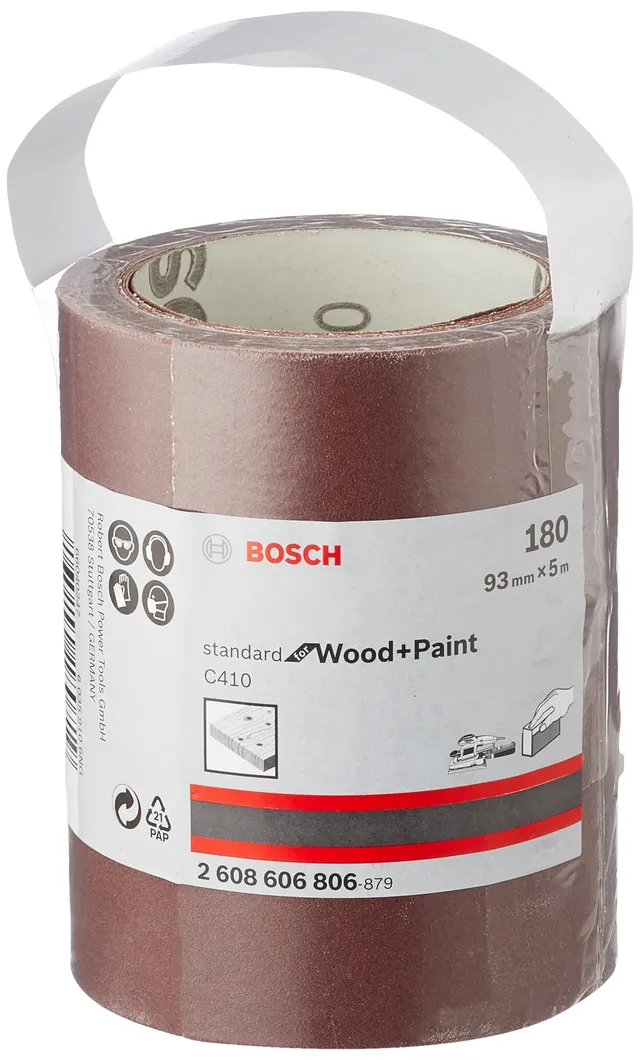 Bosch Abrasifs C410 rouleau abrasif grain 180 93mm x 5m