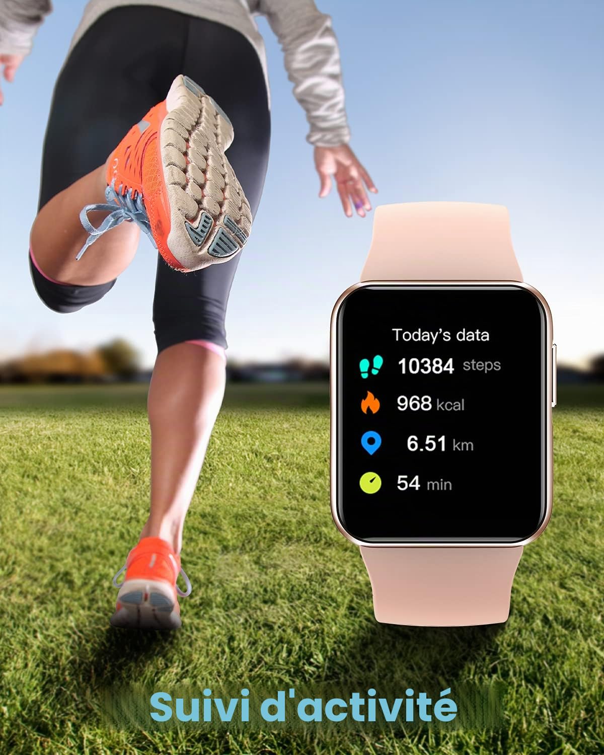 GRV montre connectée sport cardio oxymètre IP68
