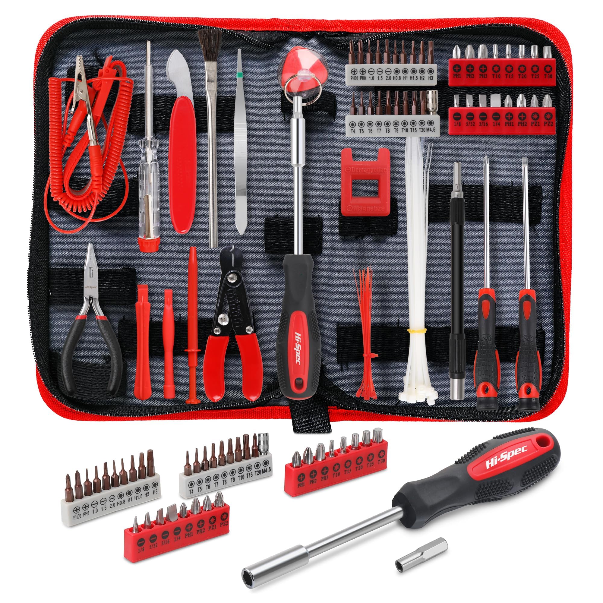 Hi-Spec Repair 9 pièces kit réseau RJ45 testeur câble