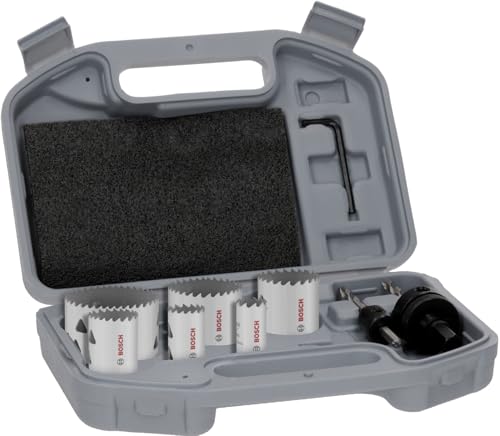Bosch Multi Material Coffret scies trépans 9 pièces bois métal
