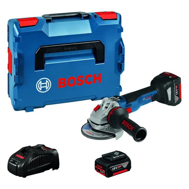 Bosch GWS 18V-10 SC meuleuse 125 mm 2x5Ah L-Boxx