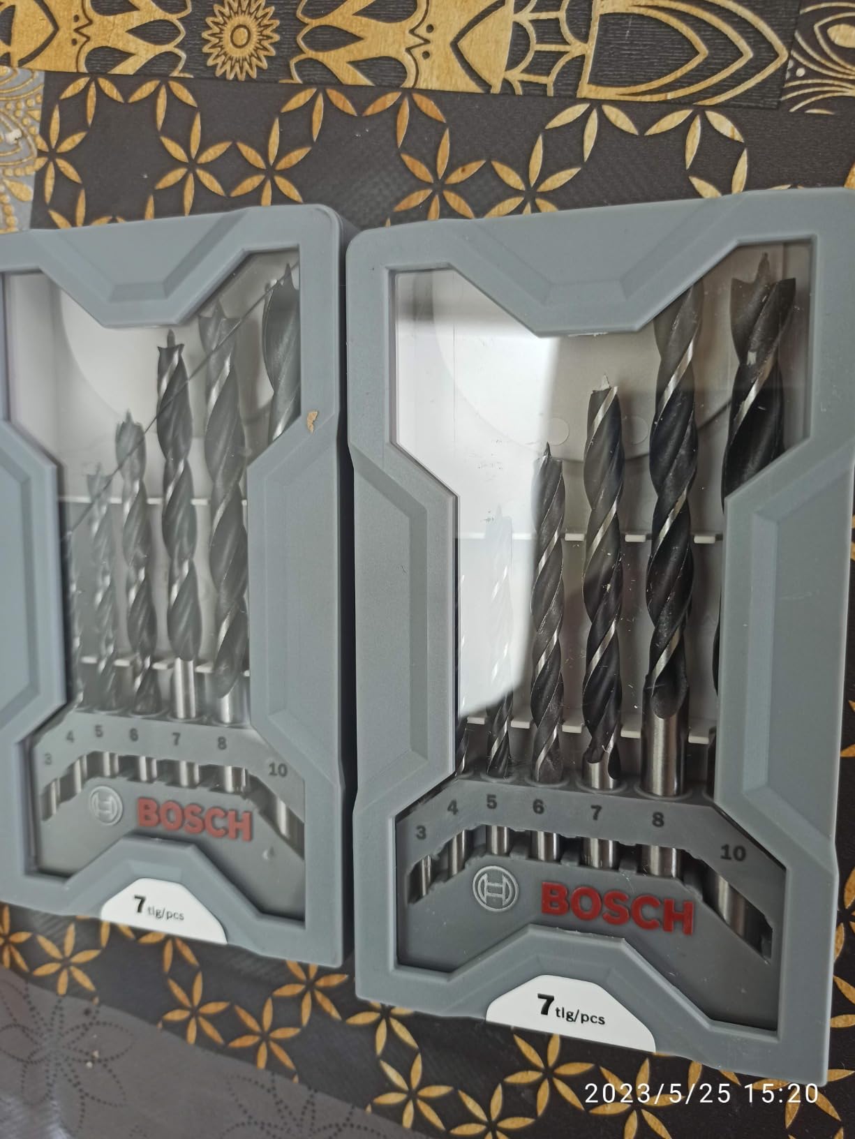Bosch PRO Wood coffret forets bois 7 pièces 3-10 mm