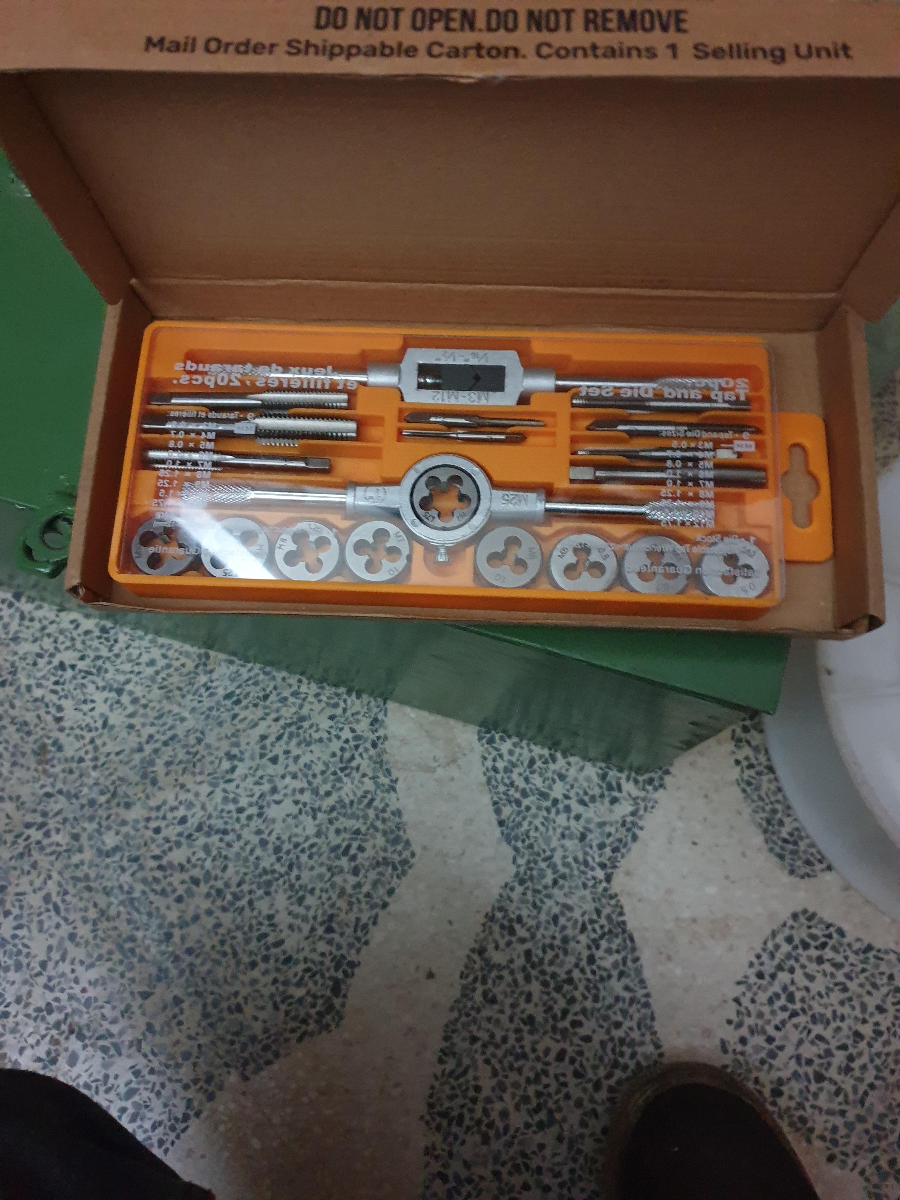 Hi-Spec Coffret Tarauds Filières 40 Pièces M3-M12