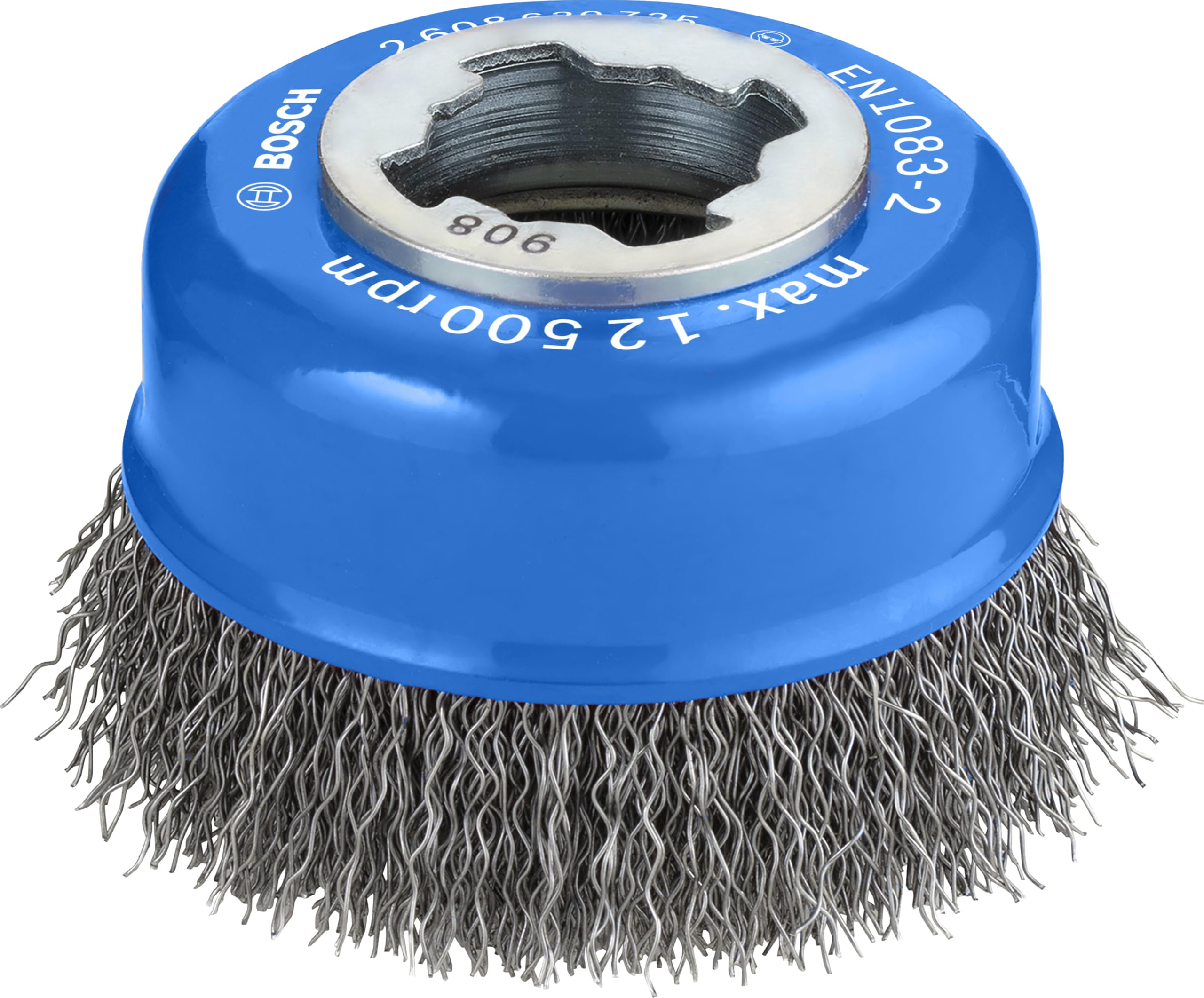 Bosch Pro Brosse boisseau acier 75mm X-Lock fils ondulés