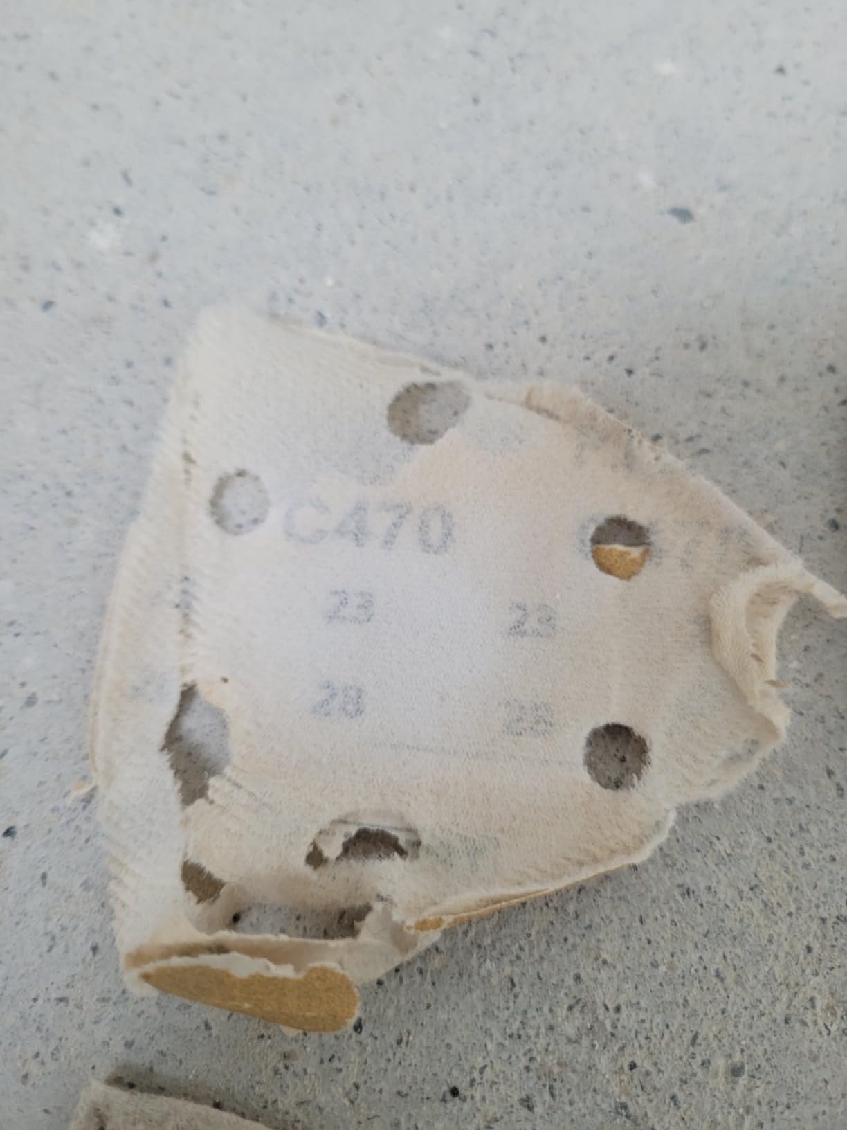 Bosch EXPERT C470 abrasif delta 93mm G80 x5