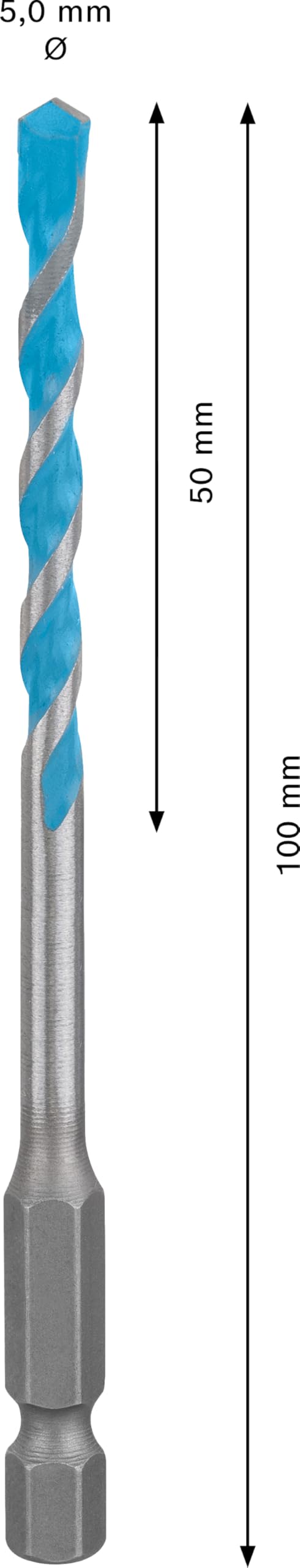 Bosch EXPERT HEX-9 foret multimatériau 5 mm