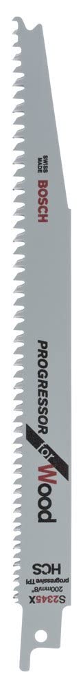 Bosch S 1531 L lames scie sabre bois 240 mm 5 pièces