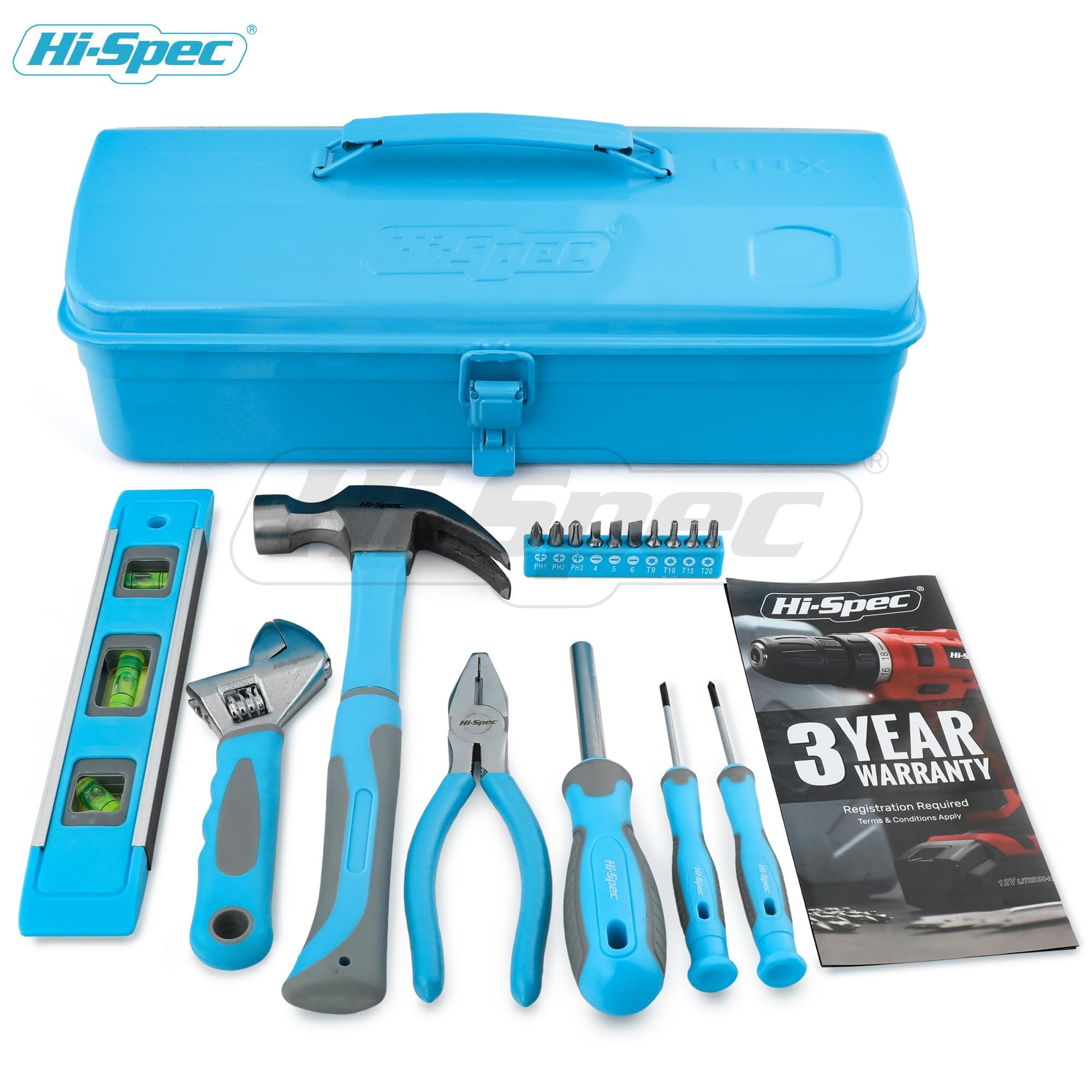 Hi-Spec KIDS Series boîte métal bleue débutant 9p