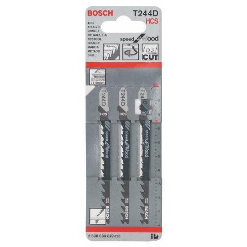 Bosch T 244 D Speed lame scie sauteuse bois lot 3