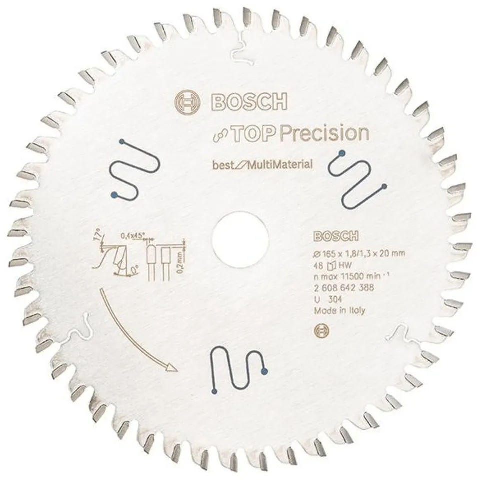 Bosch Top Precision Lame Scie Circulaire 165x20 56 dents