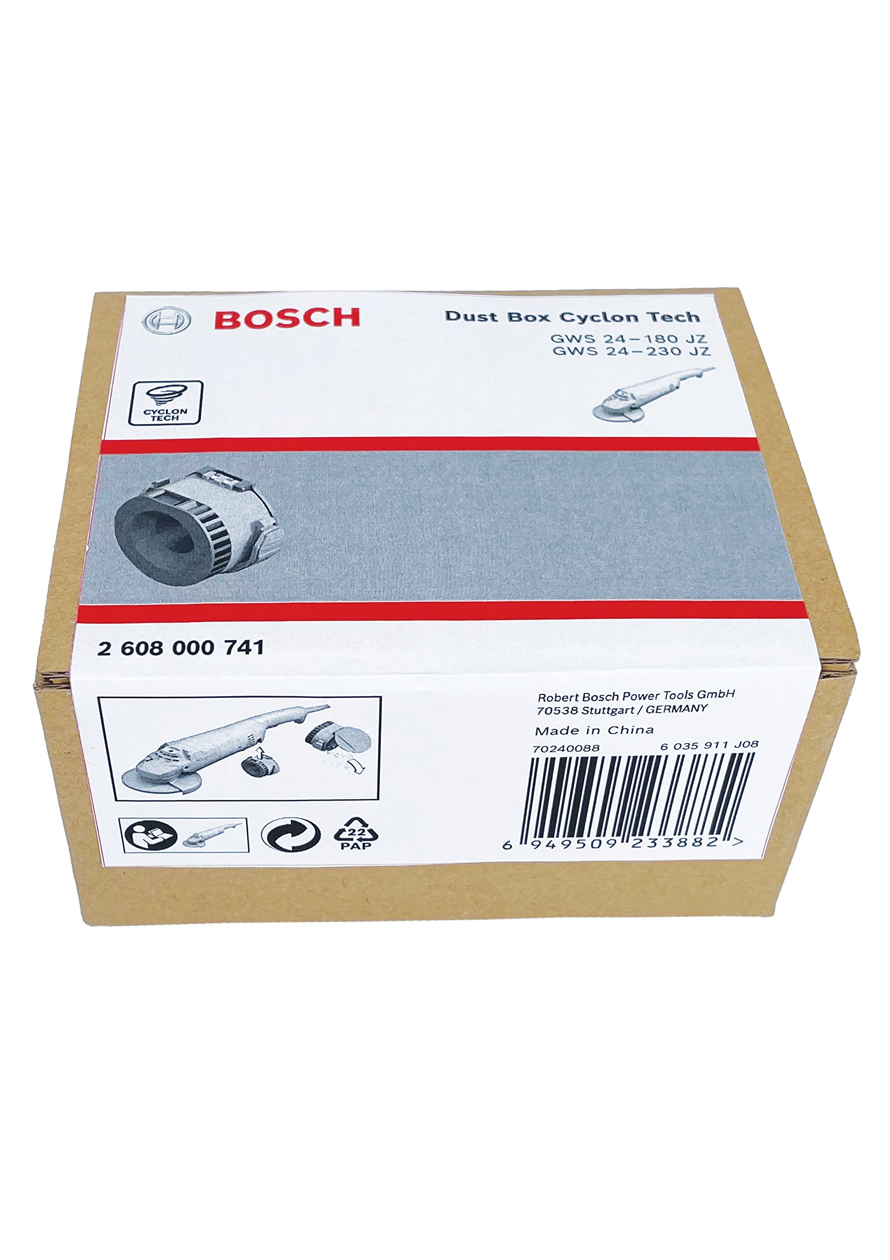Bosch Cyclon Tech Dust Box collecteur GWS 24
