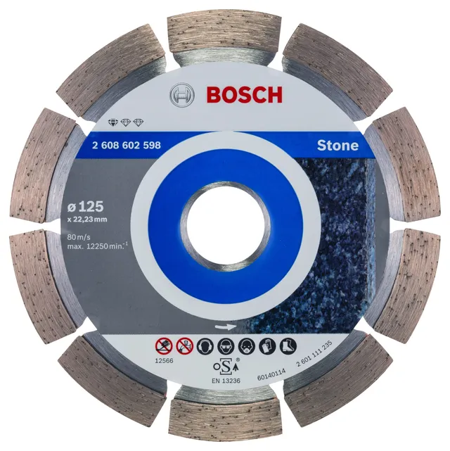 Bosch Standard for Stone disque diamant pierre 125 mm
