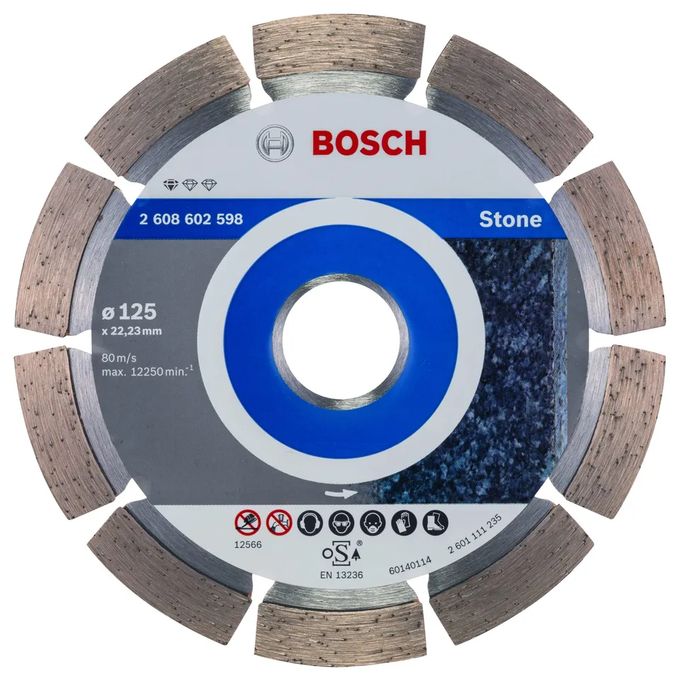 Bosch Standard for Stone disque diamant pierre 125 mm