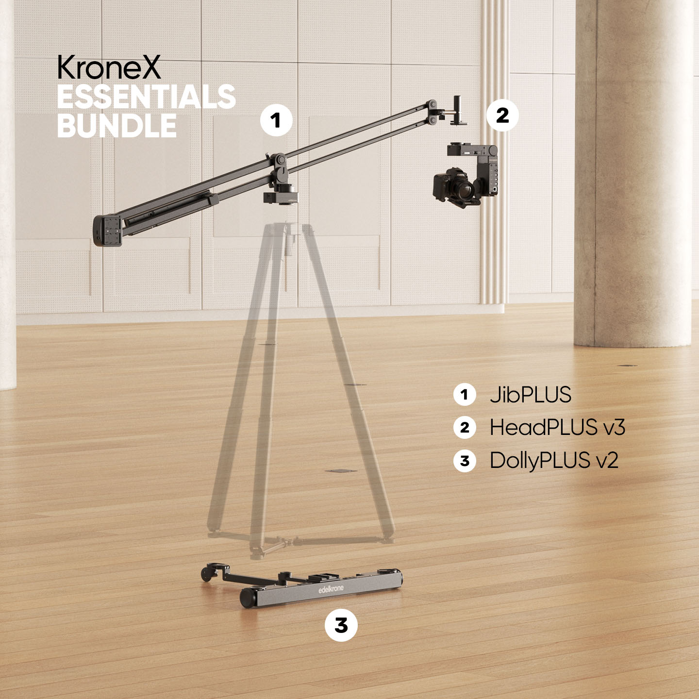 Edelkrone Krone X Bundle grue JibONE v3 Essentials