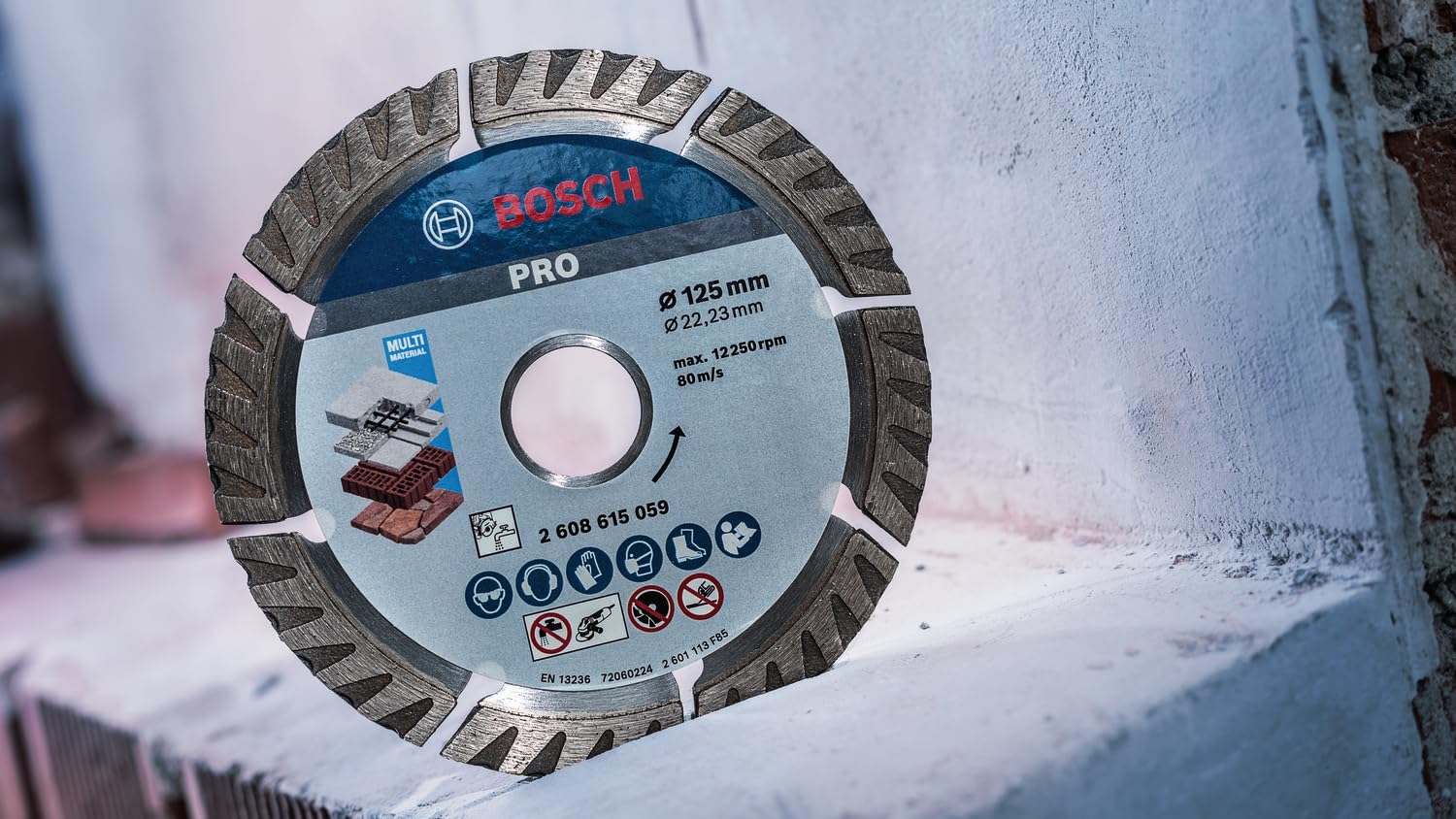Bosch PRO Multi Material disque diamant 125 mm béton