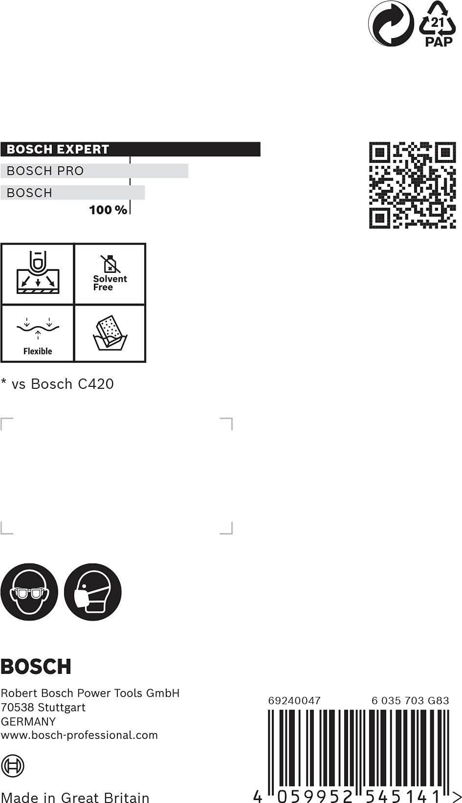 Bosch Expert S473 éponges ponçage 98x120 lot 3 bois