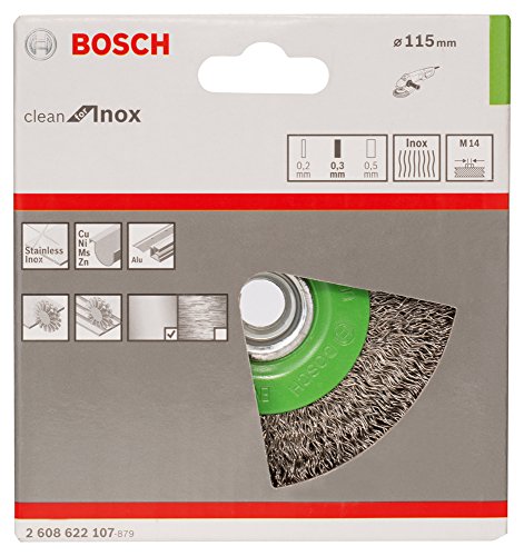 Bosch PRO brosse circulaire inox 115 mm 0,3 mm M14