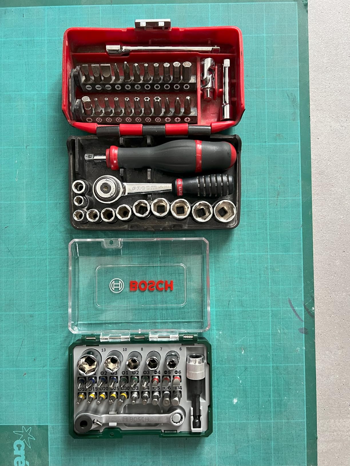 Bosch 2607017160 coffret cliquet 27 pièces code couleur