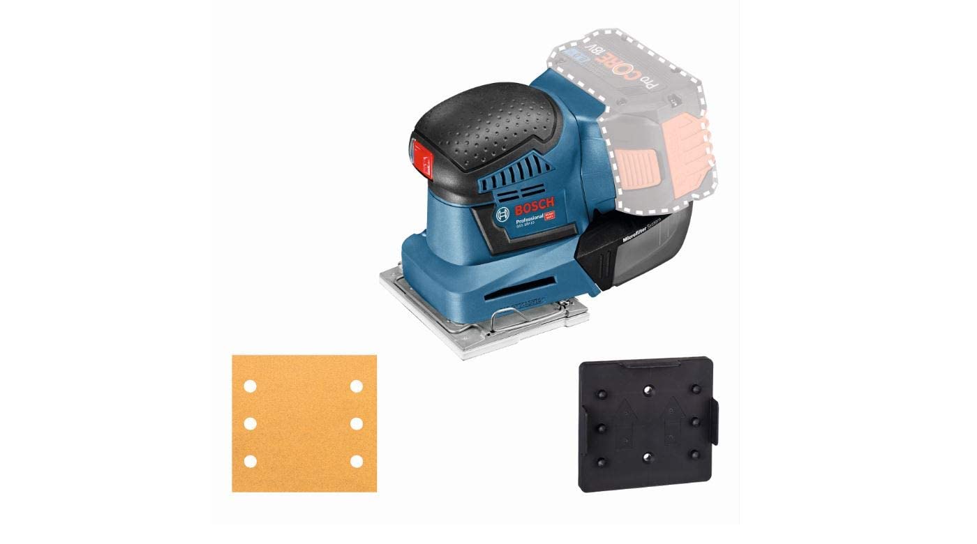 Bosch GSS 18V-10 ponceuse vibrante 18V + abrasifs