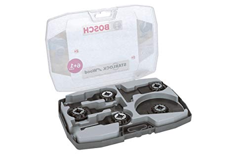Bosch Accessoires 2608664623 Coffret 6 Lames Starlock Bois Métal