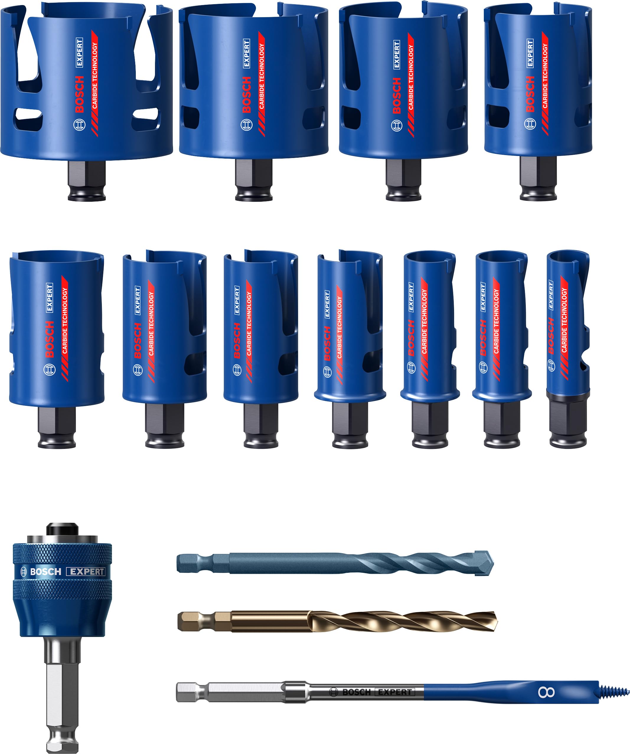 Bosch EXPERT Construction Coffret scies trépans 20-64mm