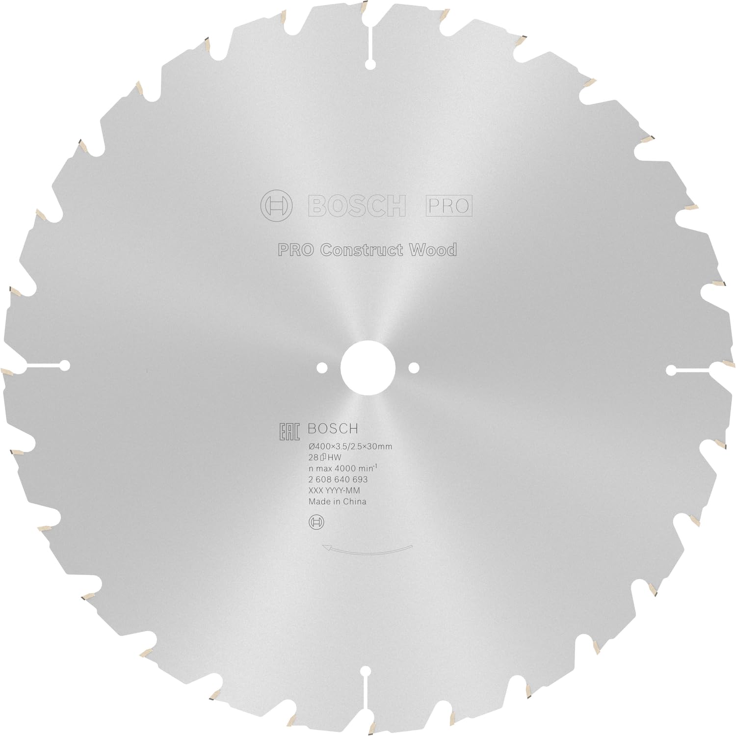 Bosch PRO Construct Wood lame circulaire 400 mm