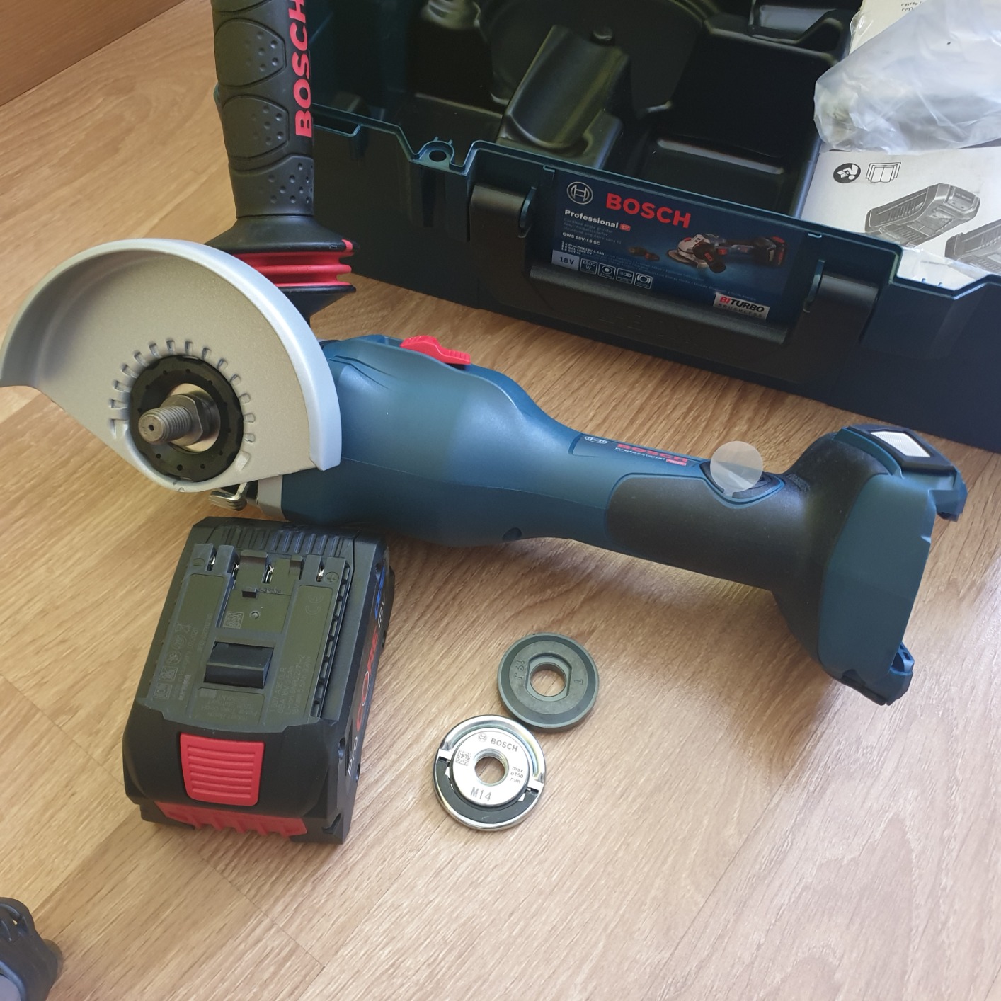 Bosch GWS 18V-15 SC meuleuse angulaire 18 V 125 mm