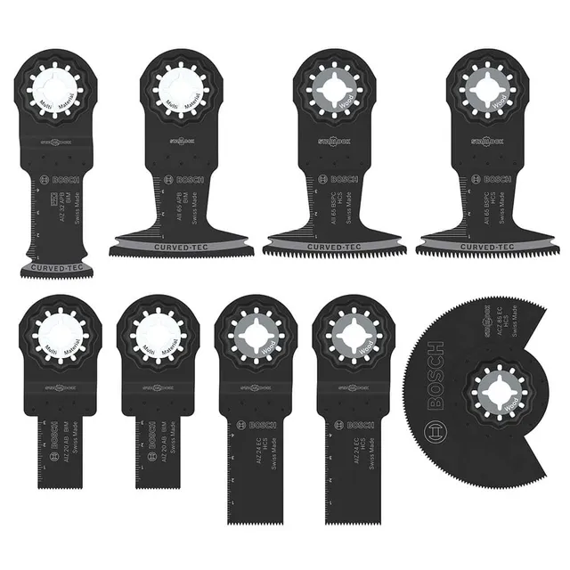 Bosch Wood Soft Metal coffret multifonction 9 lames bois