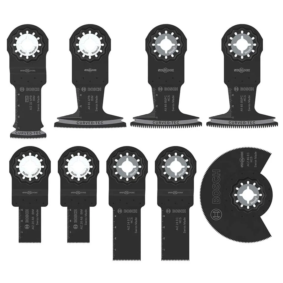 Bosch Wood Soft Metal coffret multifonction 9 lames bois
