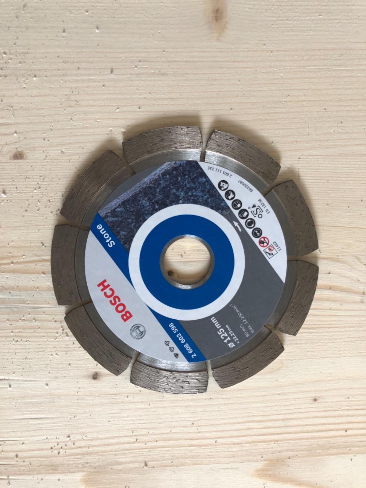 Bosch Standard for Stone disque diamant pierre 125 mm