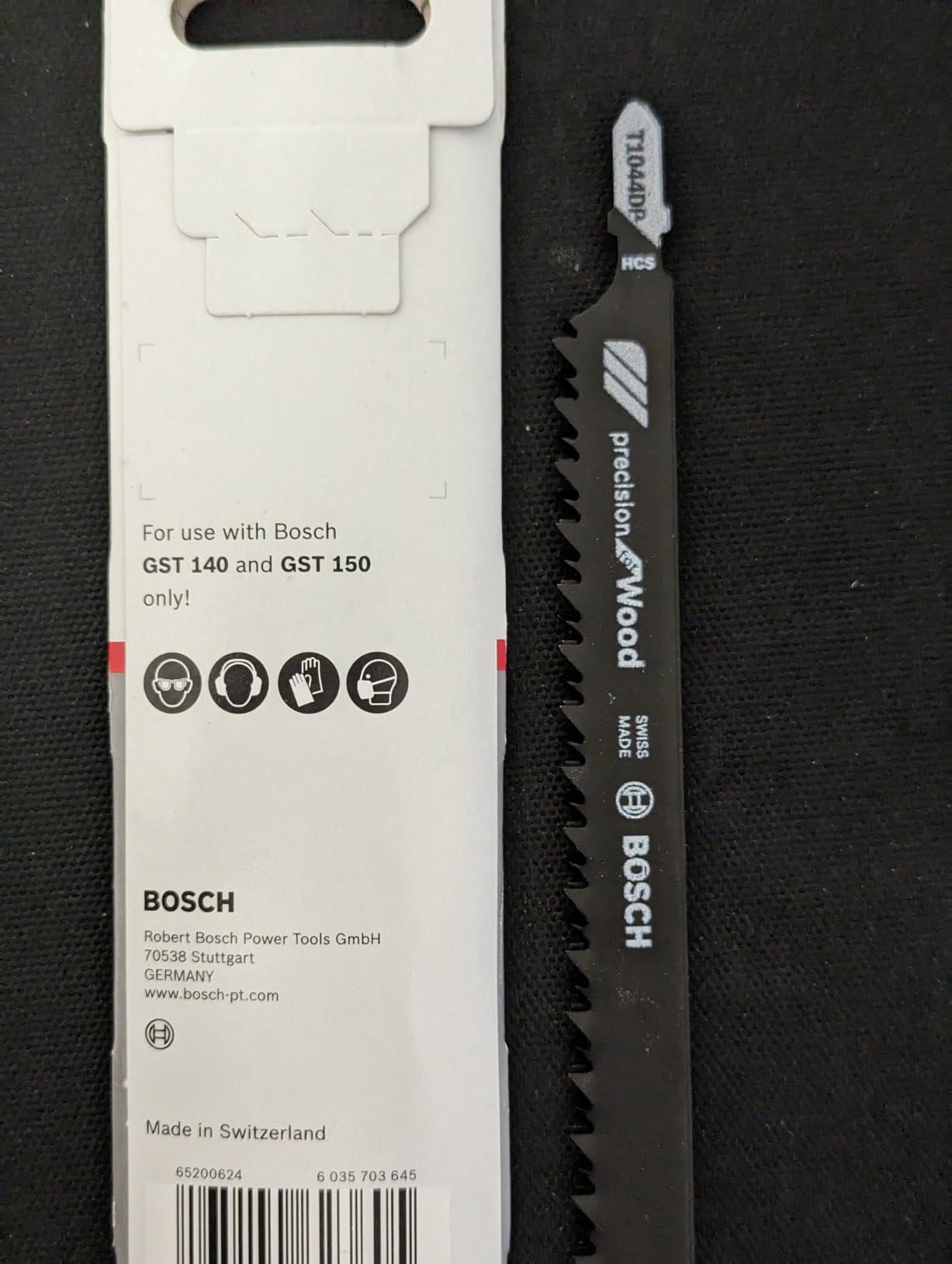 Bosch T1044DP Lames Scie Sauteuse Bois 5-150 mm 3 pcs