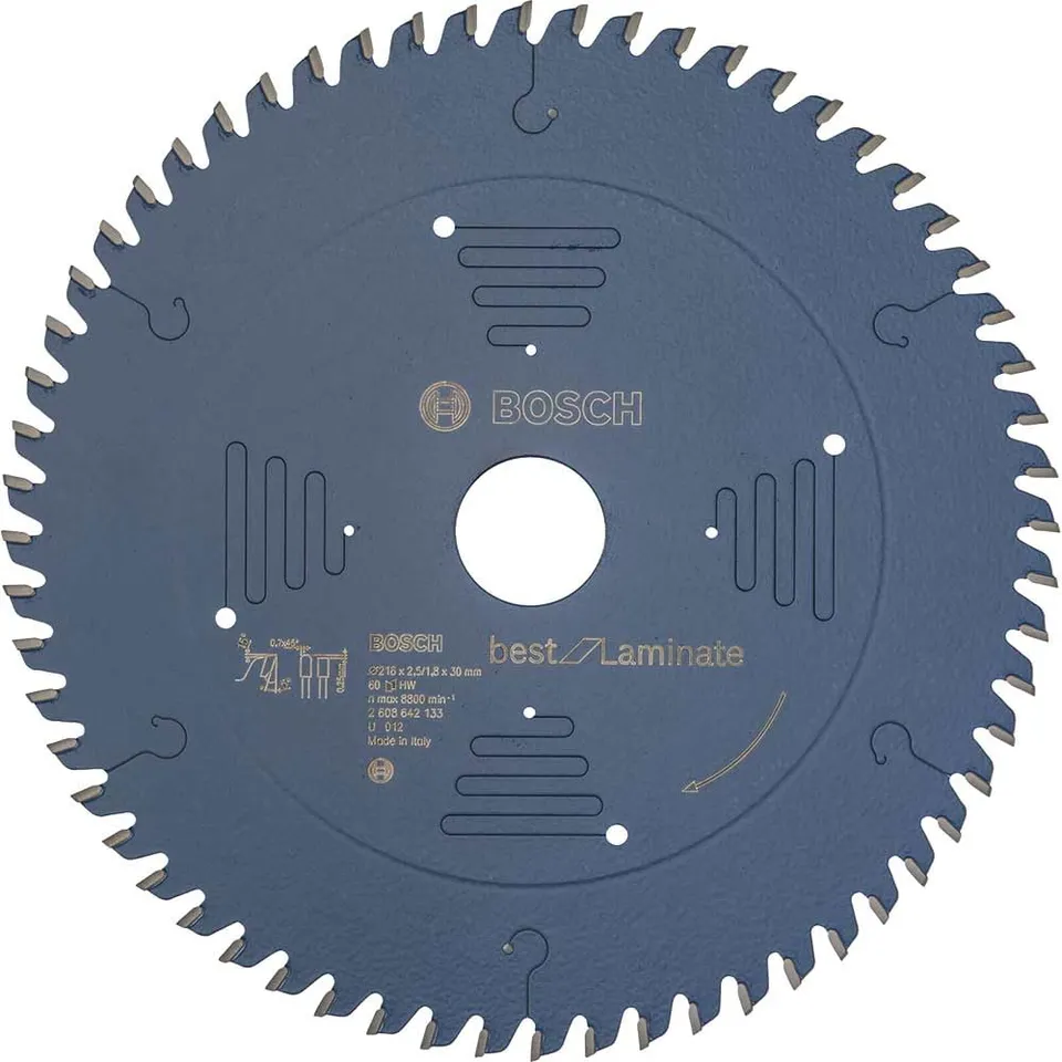 Bosch Best for Laminate lame scie circulaire 216 mm 60 dents