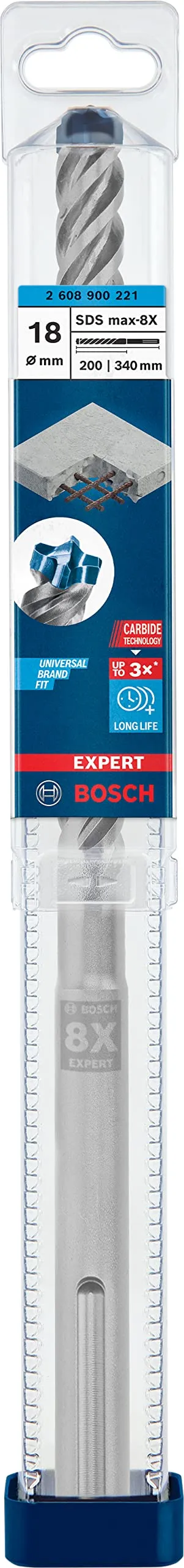 Bosch Expert SDS max-8X foret béton armé Ø 18x340 mm
