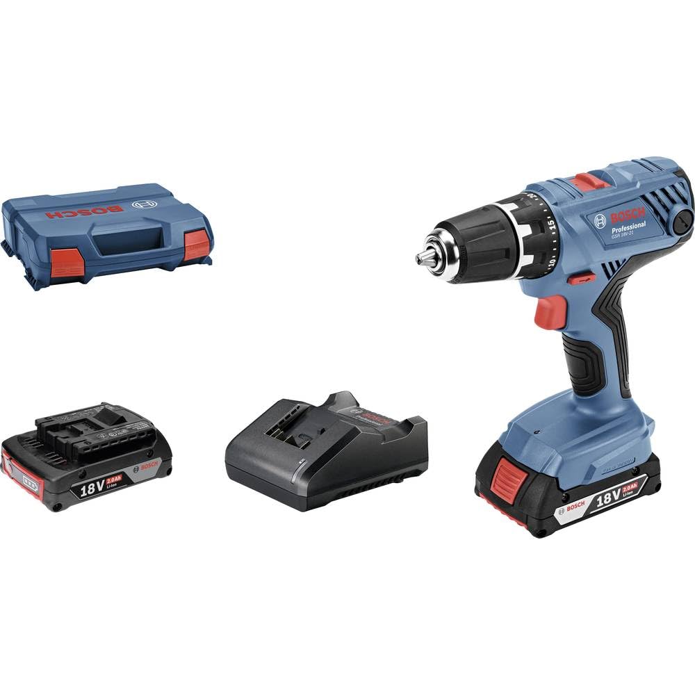 Bosch GSR 18V-21 perceuse-visseuse 55 Nm 2x2,0 Ah L-BOXX