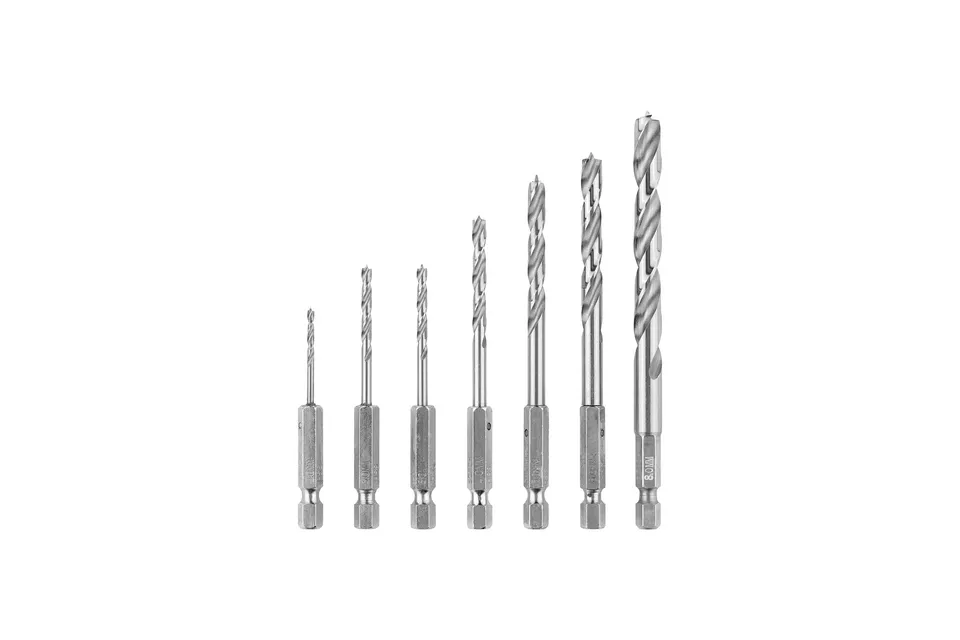 Bosch Coffret 7 forets hélicoïdaux bois pour perceuse