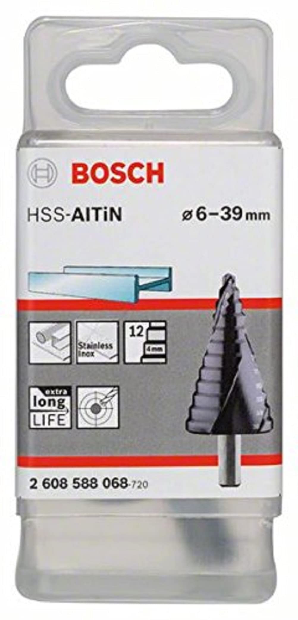 Bosch fraises étagées HSS 4-30mm set 3 pièces