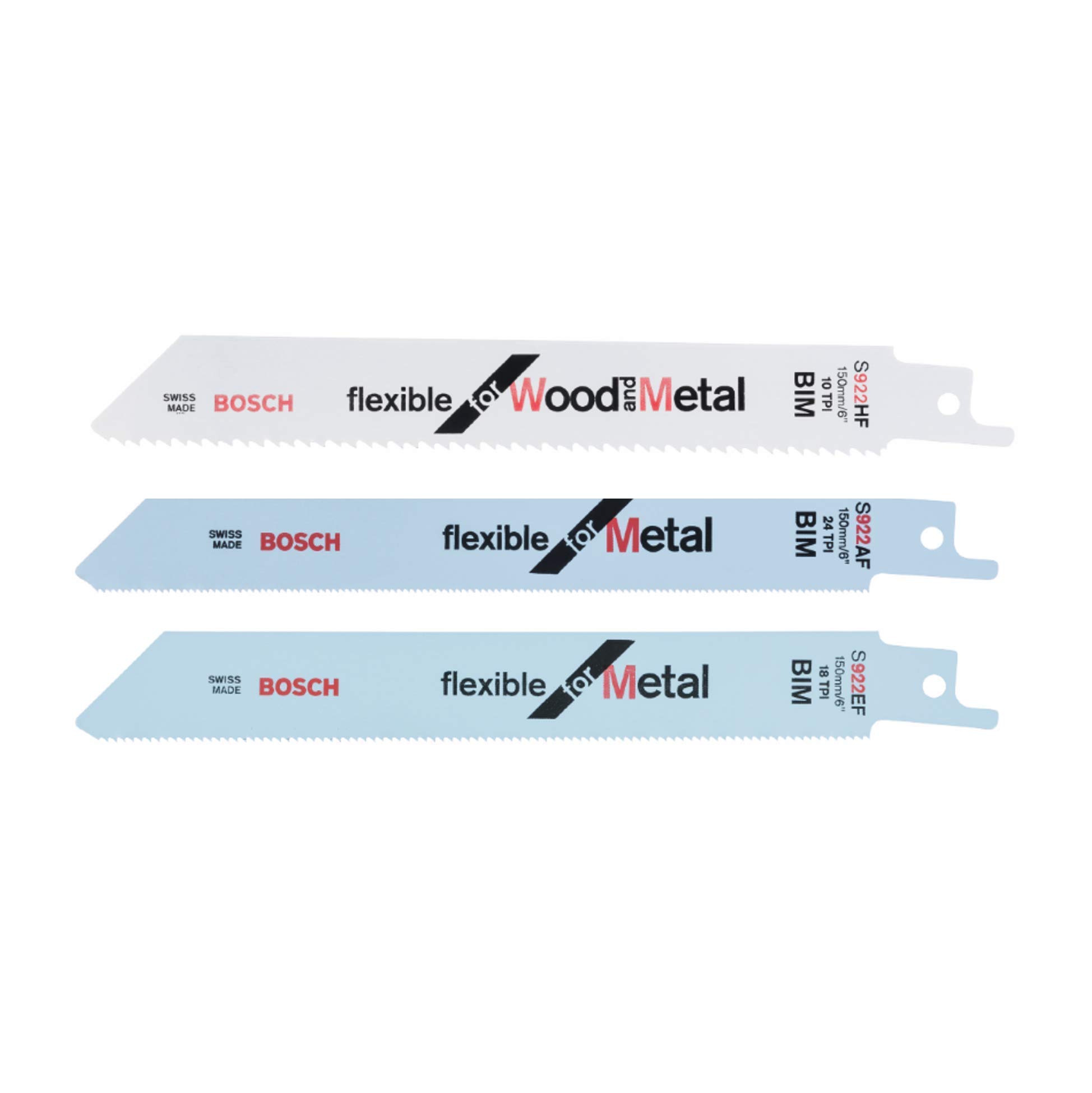 Bosch GSA 18 V-LI C scie sabre 18V L-BOXX 3 lames