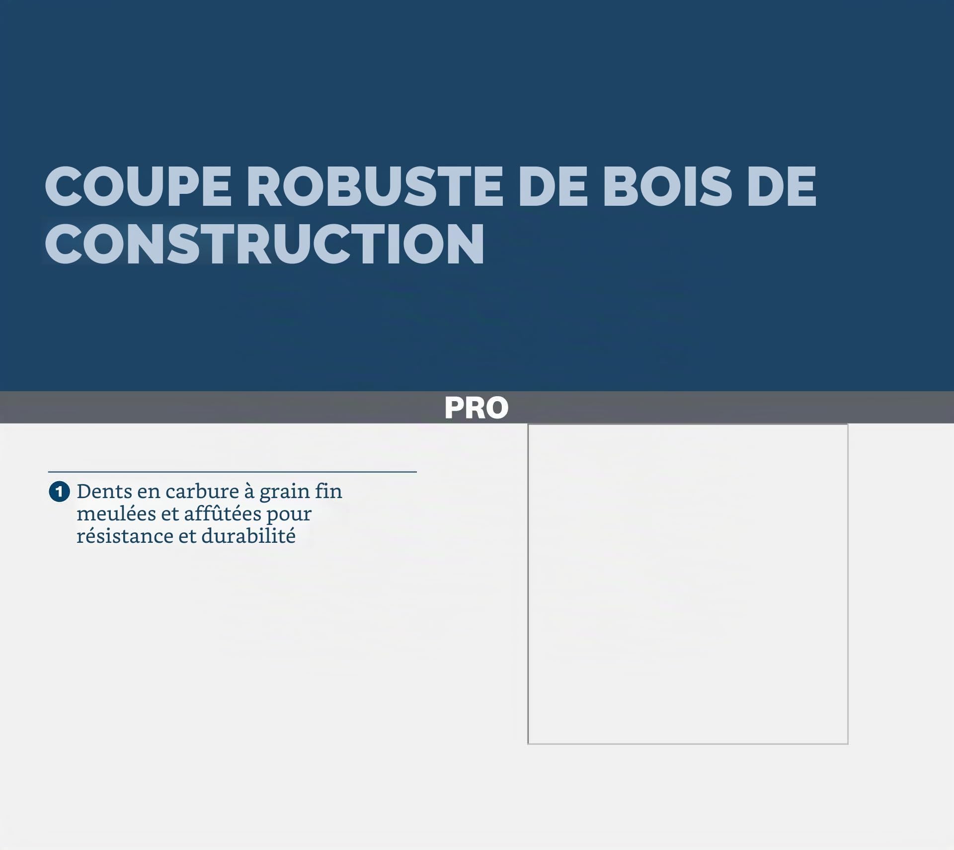 Bosch Construct Wood lame circulaire 190x30 mm 12 dents