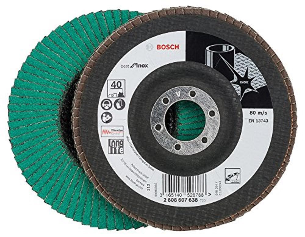 Bosch X581 Best for Inox disque à lamelles 125 mm grain 40