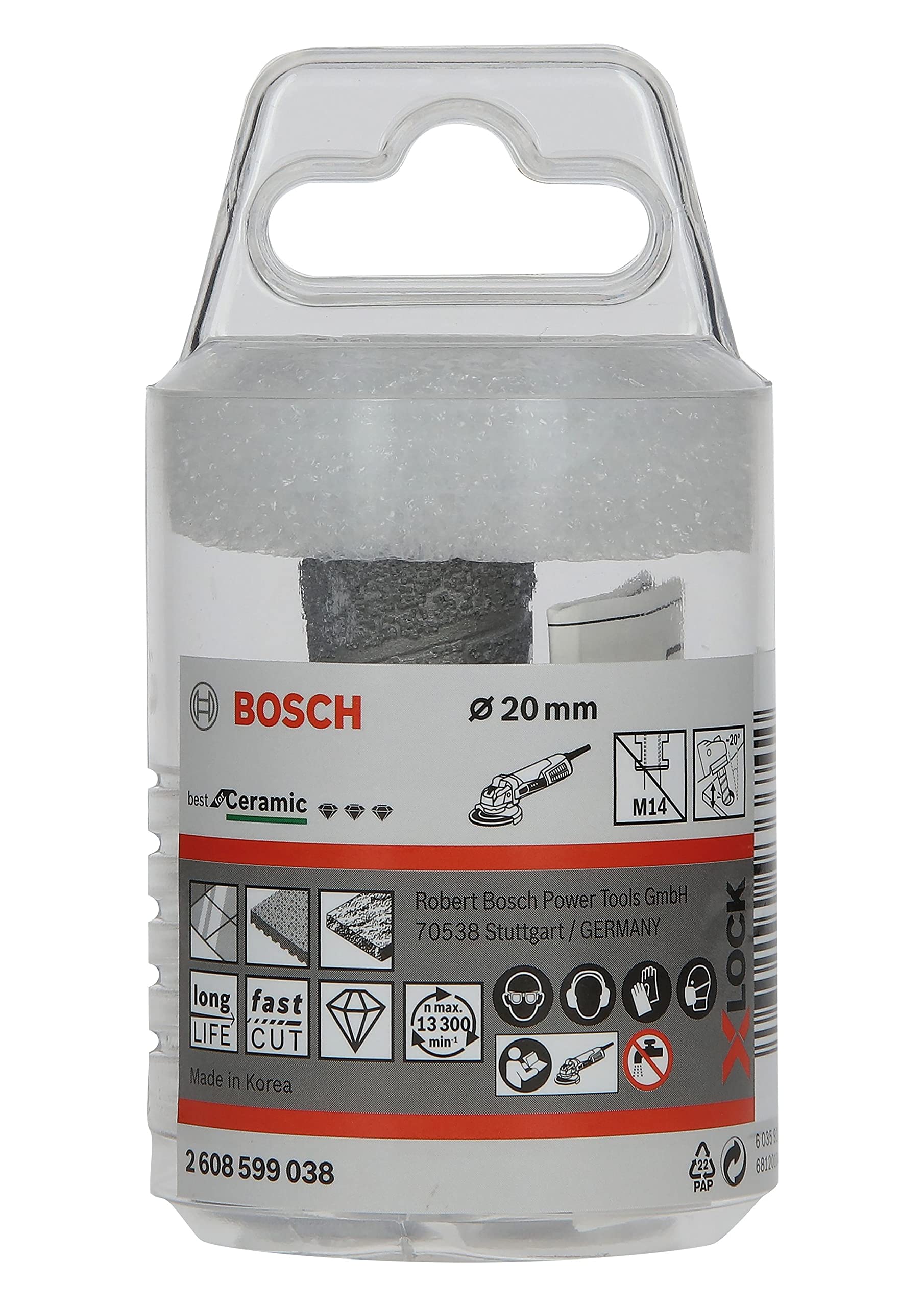 Bosch Best Ceramic scie trépan diamant 20 mm