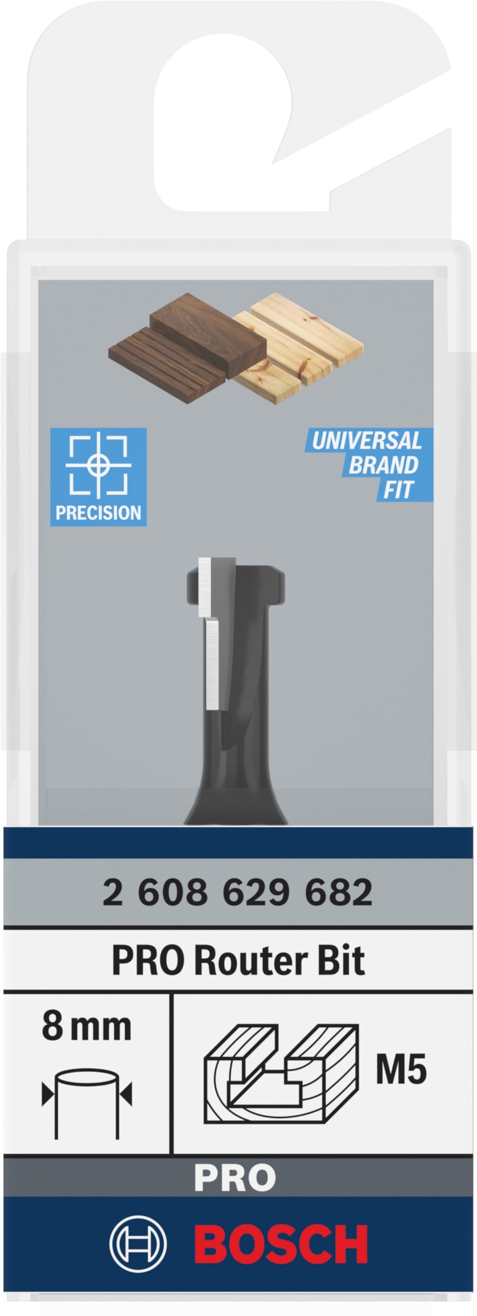 Bosch PRO fraise trou de serrure Ø8,5mm queue 8mm bois