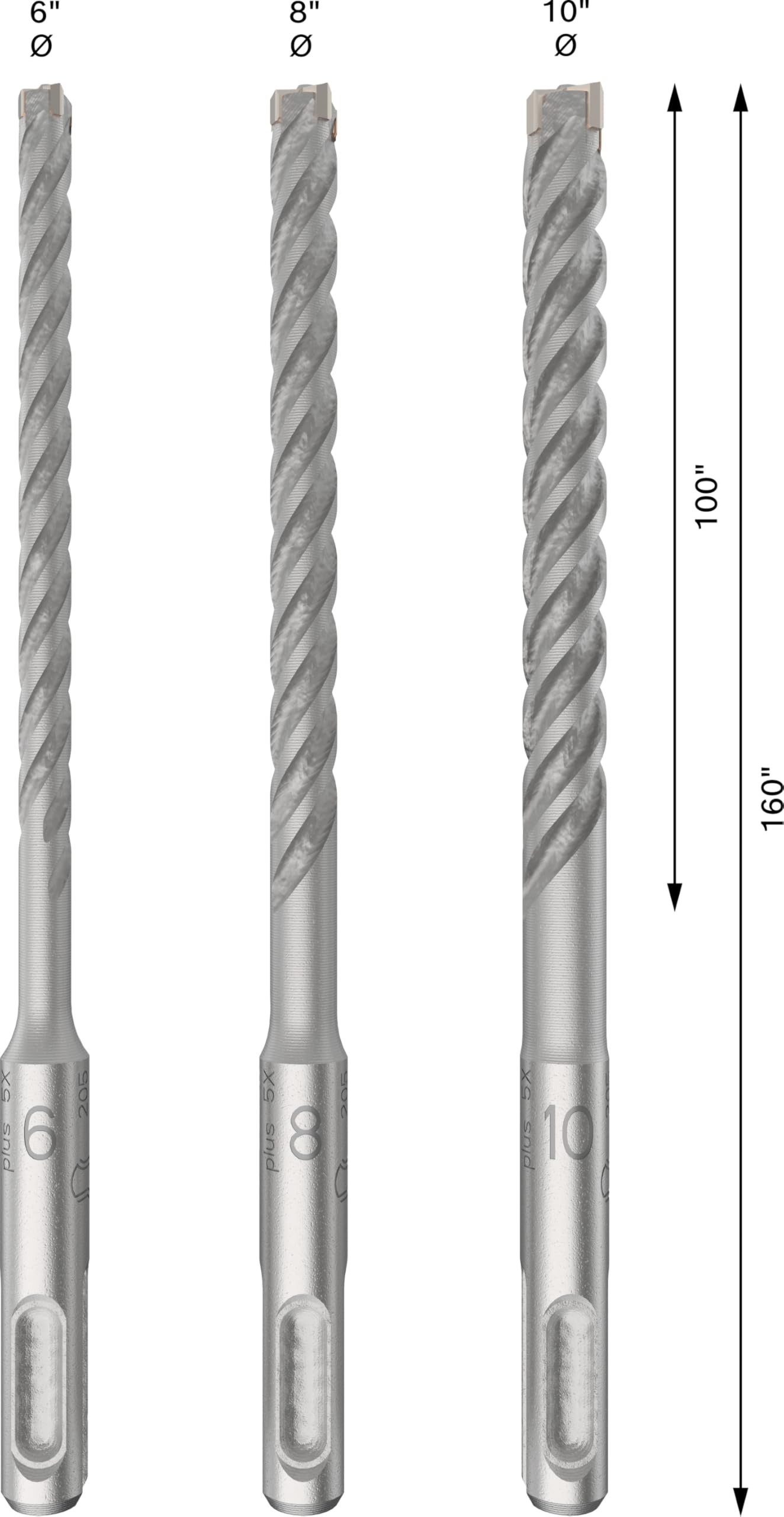 Bosch PRO SDS plus-5X coffret forets béton 6/8/10 mm