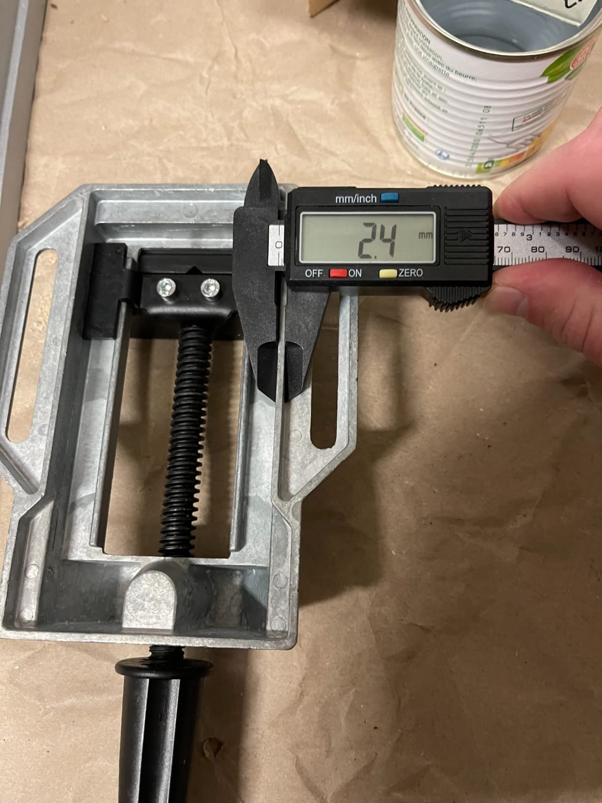 Bosch Étau standard 80 mm alu noir et argent