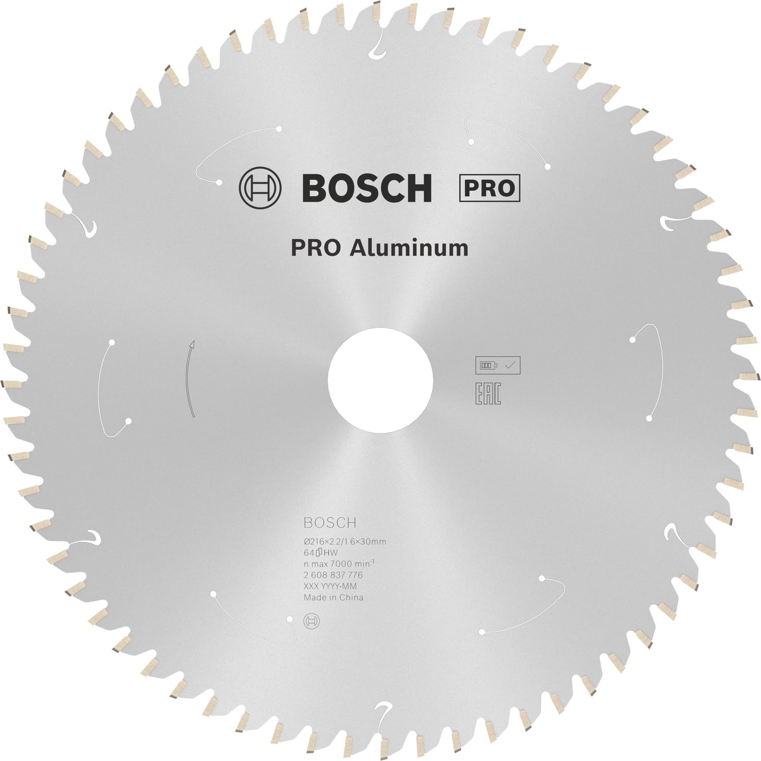 Bosch Expert lame scie circulaire alu 216 mm 64 dents